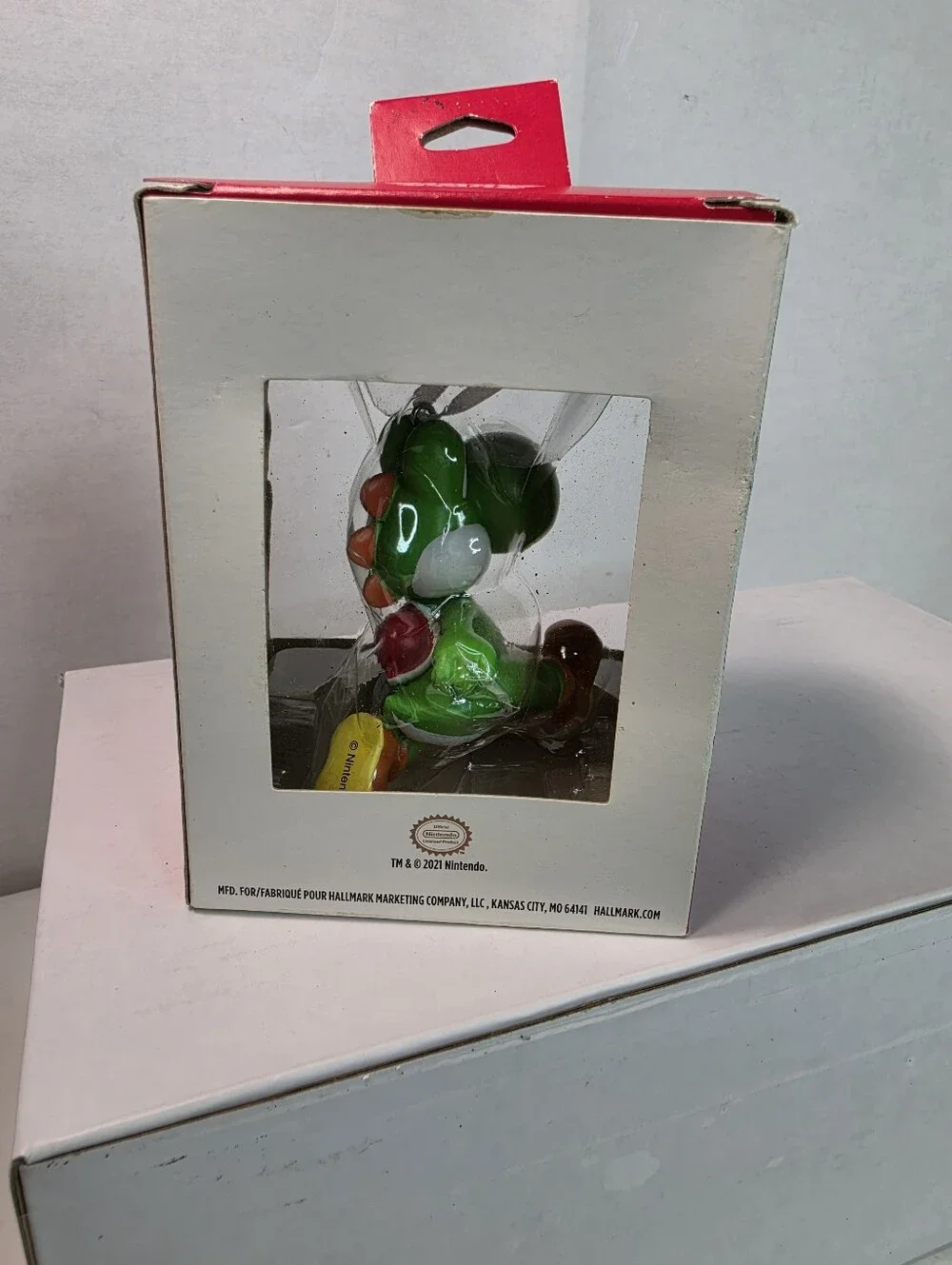2021 Hallmark Super Mario Brothers Yoshi Resin Christmas Tree Ornament NEW